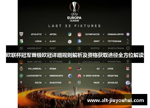 欧联杯冠军晋级欧冠详细规则解析及资格获取途径全方位解读