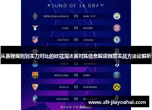 从赛程规则到实力对比的欧冠淘汰赛对阵信息解读指南实战方法论解析